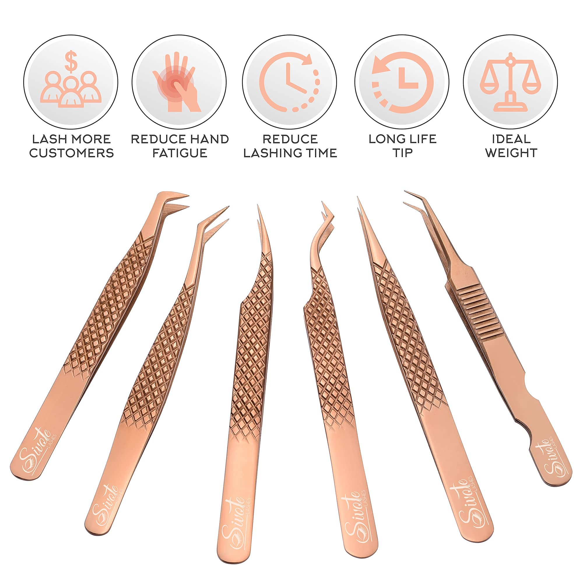 Professional Lash Tweezer + UPGRADED DESIGN Lash Mirror