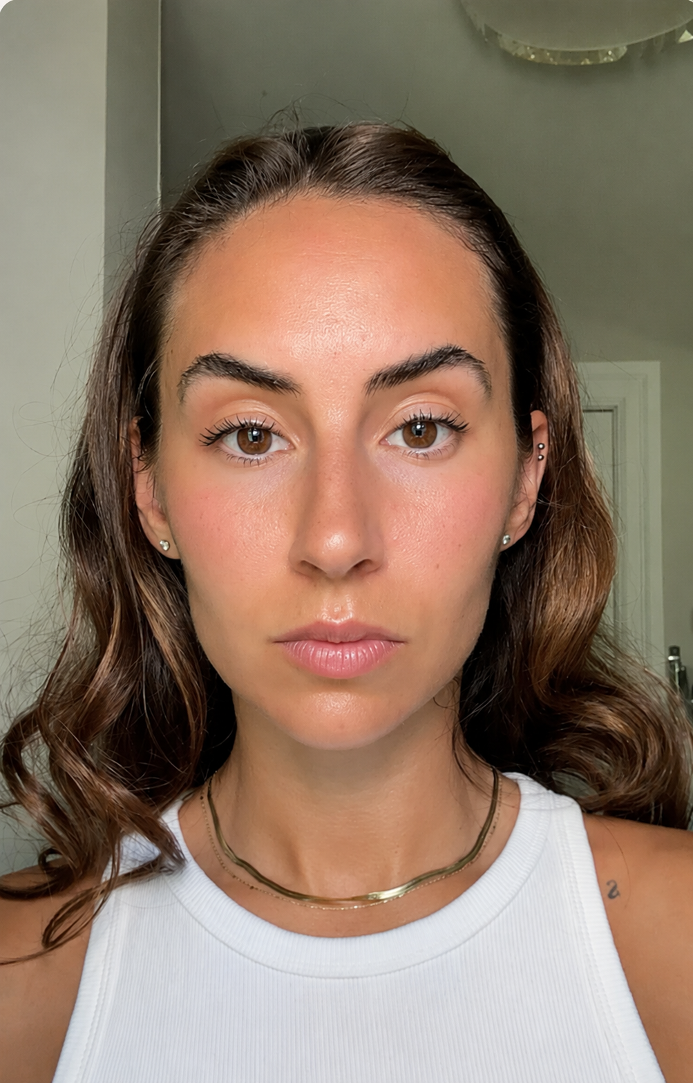 After facial massage ritual